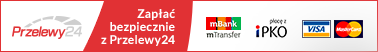 Przelewy24, mTransfer, iPKO, Visa, Mastercard